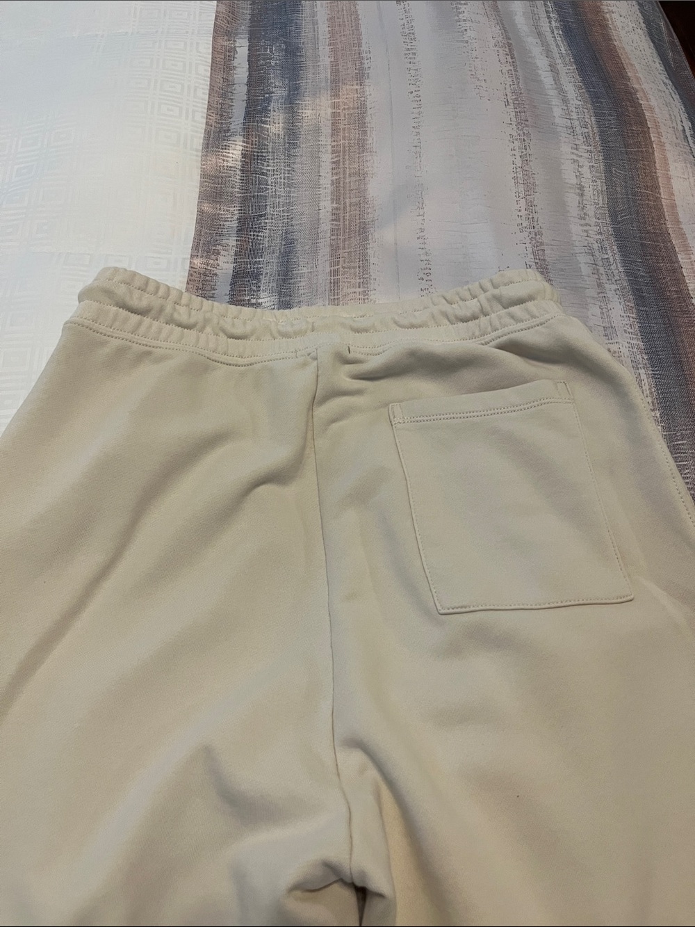 J Crew Women's Cream Zipper Hoodie & Joggers Set - Picture 5 of 7